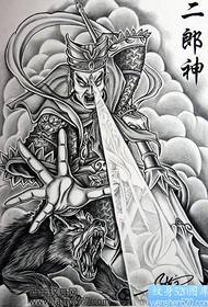 Manoscritto tatuaggio Er Lang Shen Yang