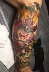 un grup de lupte împotriva aprecierii lui Buddha pentru lucrările de tatuaj ale lui Sun Wukong și desenele de linie