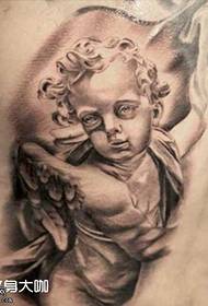 Patró de tatuatge d'àngel petit