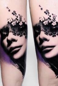 9 profonda neru un Gruppu di tinta creativa Pattern di tatuaggi