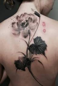 a set of black gray Chinese style ink tattoo design works to enjoy