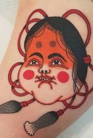 Ιαπωνικό στυλ και αέτωμα τατουάζ - ένα σύνολο χρωμάτων ιαπωνική στυλ και τα μοντέλα τατουάζ αιολική για να απολαύσετε