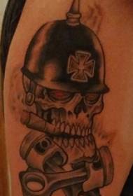 cosce di ragazzi su linee geometriche di tatuaggio punto nero grigio 扳手 e immagini di tatuaggio strumento chiave inglese