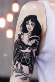 Ensemble noir de 27 dessins de tatouage noir