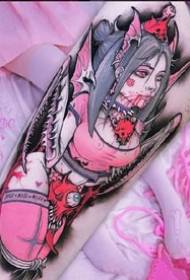 Jou Tattoo - yon seri desen tatoo kolore manga Japonè-style