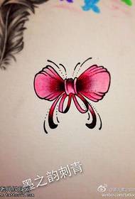 färg liten färsk rosett tatueringsmanuskriptbild