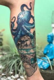 група морських богів морських королів Тема вдячності татуювання візерунком