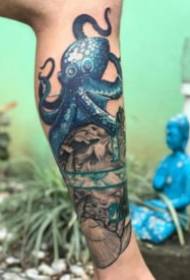 kikundi cha miungu ya bahari baharini mandhari ya shukrani ya muundo wa tattoo