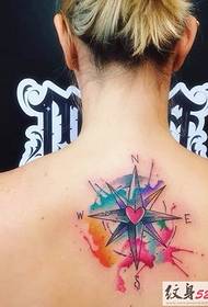 apprezzamento del tatuaggio dell'acquerello inchiostro splash luminoso