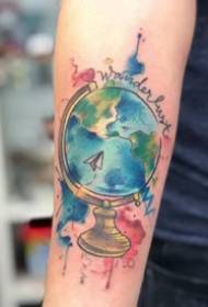 Modello di tatuaggio ad acquerello sfumato - 9 bellissime immagini di tatuaggio ad acquerello sfumato