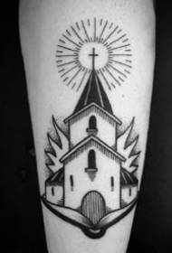 enkel punkt tatuering tatuering: en uppsättning av svart grå punkt tatueringar på armbenen