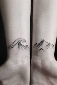 tattoo dhlúth Patrún úr agus álainn tattoo beag