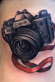 fotografia tatuaggio fotocamera entusiasta modello tatuaggio fotocamera