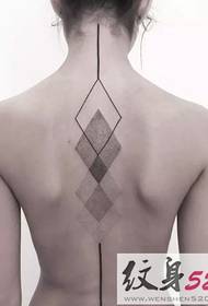 Itinatampok na Tattoo Geometric Tattoo Pattern