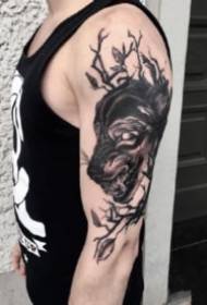 19 skupina německých tetovacích děl Diablo Blackwork