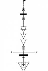 nigra linio geometriaj elementoj krea delikata literatura amuza tatuaje-manuskripto