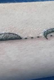 juodas pilkas mėnulis keičia kūrybines tatuiruotės nuotraukas