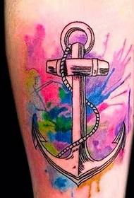Татуировка за котва в стил моряк