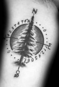 тату с географическими координатами - 9 листов и координатный компас и другие географически связанные татуировки