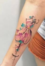 watercolor tattoo - 9 yakajeka uye ine mavara emvura mavara tattoo anoshanda maitiro