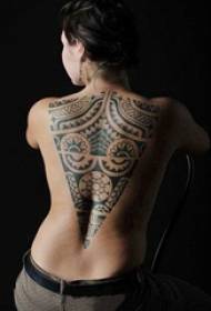 rôzne čierne geometrické línie tribal totem tetovanie vzor o dominancie
