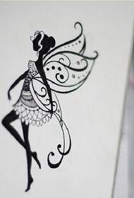 piękny obraz manuskryptu tatuażu elfa