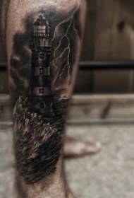 ti gason ti bèf sou nwa pwen pikan ak foto tatoo fa