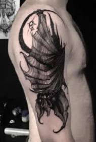 a set of dark black dark tattoo images suitable for covering