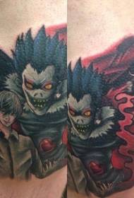 Asia yekatuni-senge ruvara rwekufungidzira monster tattoo maitiro