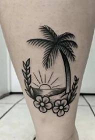 set stile oldschool grigio nero di piccole immagini di tatuaggi