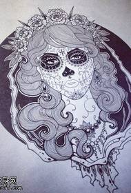 Death Girl Tattoo Bản thảo Hình ảnh