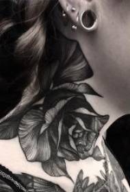 Tattoo črni toni temno črni ton vzorec tetovaže 9
