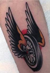 Tatouage de couleur oldschool - un ensemble de dessins de tatouage oldschool colorés à savourer