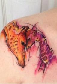 splash ink watercolor tattoo variety of colorful radiant water color splash ink tattoo pattern