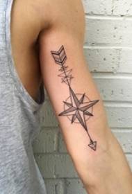 panah pelbagai tatu garis sederhana tatu warna arrow corak tatu