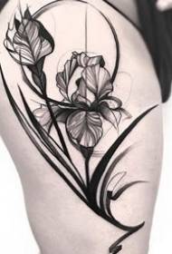 9 a little bit tattoo style black gray personality small tattoo pattern appreciation