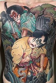 klasični tradicionalni boja totem ličnosti Tattoo