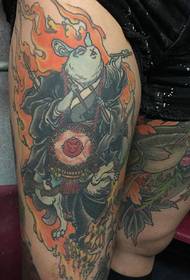nekoliko karakterističnih dizajna totem tetovaža u boji