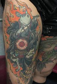 sawetara desain tato totem warna khas