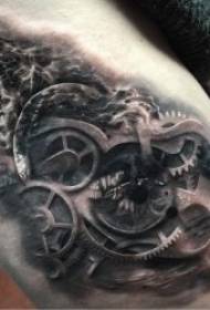 uzorak tetovaže zupčanika u parovima rotirajućeg uzorka tetovaže zupčanika