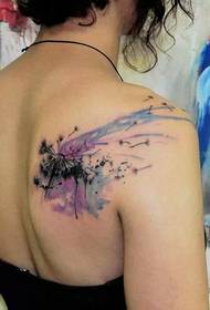 not the same splash of watercolor tattoo