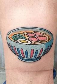 Food Tattoo Delicious Noodle Tattoo Pattern