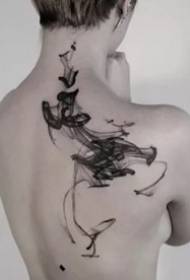 Чадот тетоважа - збир на дизајни за тетоважа на чад за чад, инспирирани од апстрактен стил