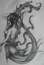 saltando la sirena foto modello manoscritto