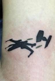boys arms on black sketch creative silhouette funny tattoo pictures