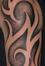 чорна-белыя хвалістыя племястыя малюнкі татуіроўкі