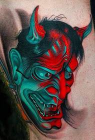 bleščeča mala prajna tetovaža 154447 - zelo realističen barvni moški portretni tatoo