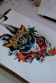 kelir gambar naskah tattoo kelenci