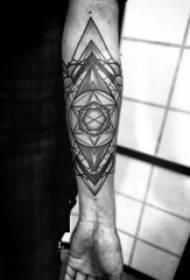 Tattooвезда тетоважа фигура повеќе минималистички линии тетоважа црни starsвезди шема на тетоважа