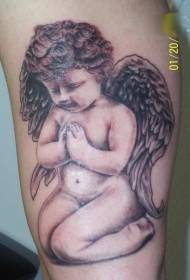 Pregare Little Angel Baby Tattoo Pattern